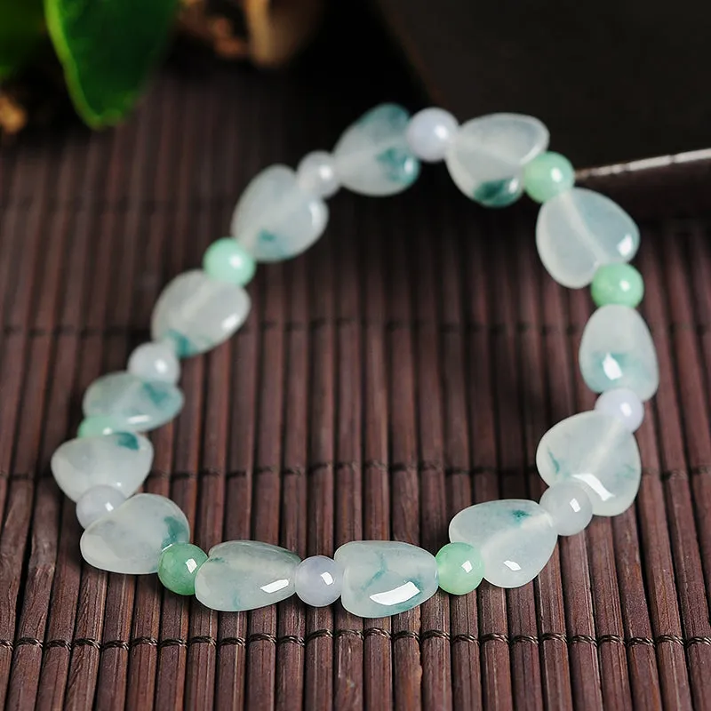 Natural Jade Bracelet Jadeite Bracelet BT91