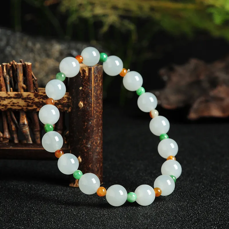 Natural Jade Bracelet Jadeite Bracelet BT98