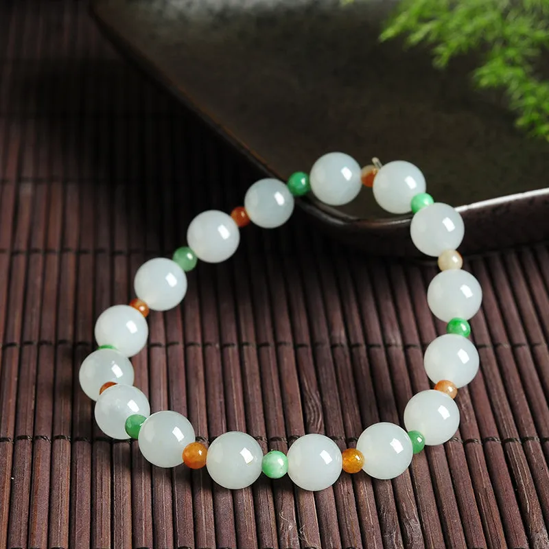 Natural Jade Bracelet Jadeite Bracelet BT98