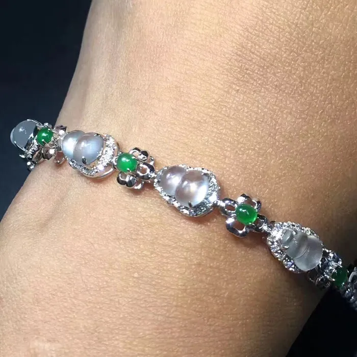 Natural Jade Bracelet Jadeite Bracelet NBT07