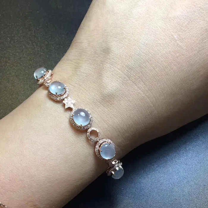 Natural Jade Bracelet Jadeite Bracelet NBT38