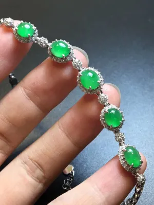 Natural Jade Bracelet Jadeite Bracelet NBT43