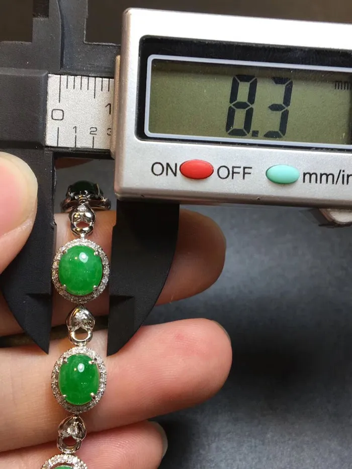 Natural Jade Bracelet Jadeite Bracelet NBT51