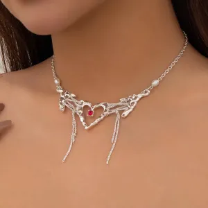 Raven's Heart Choker Cosplay Necklace