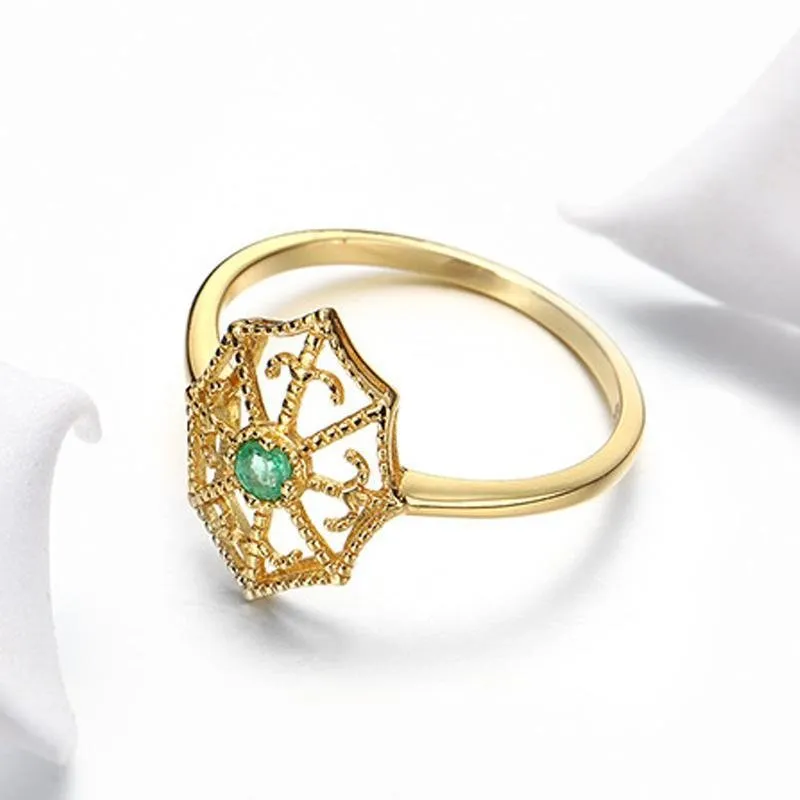 Simple Vintage Yellow Gold Ring