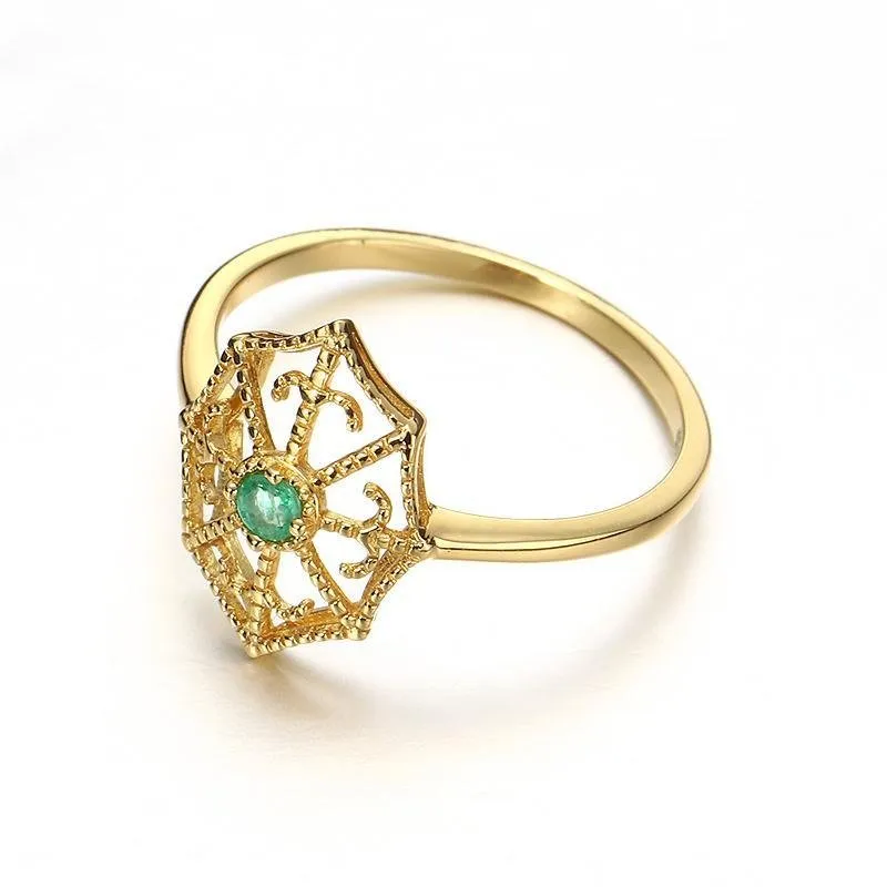 Simple Vintage Yellow Gold Ring