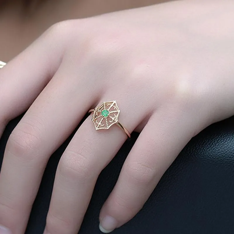 Simple Vintage Yellow Gold Ring